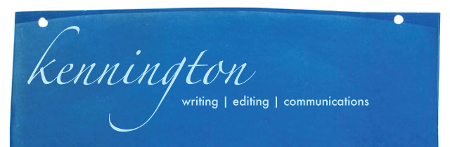 Kennington: writing, editing, communications.